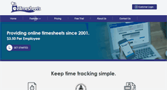 Desktop Screenshot of etimesheets.com